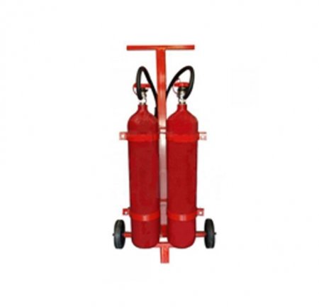 Пожарогасител СО2 – 2 x 5кг. (на количка)